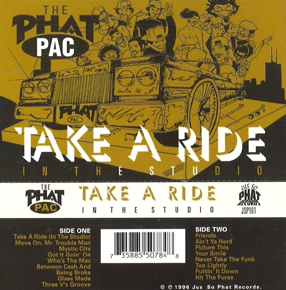 The Phat Pac – Take A Ride (In The Studio) – Cassette (Album